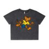 Wo's Stone Wash Heavy Crop Tee Thumbnail