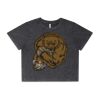 Wo's Stone Wash Heavy Crop Tee Thumbnail