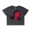 Wo's Stone Wash Heavy Crop Tee Thumbnail