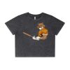 Wo's Stone Wash Heavy Crop Tee Thumbnail
