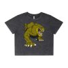 Wo's Stone Wash Heavy Crop Tee Thumbnail