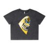 Wo's Stone Wash Heavy Crop Tee Thumbnail