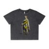 Wo's Stone Wash Heavy Crop Tee Thumbnail