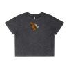 Wo's Stone Wash Heavy Crop Tee Thumbnail