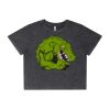 Wo's Stone Wash Heavy Crop Tee Thumbnail