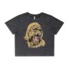 Wo's Stone Wash Heavy Crop Tee Thumbnail