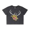 Wo's Stone Wash Heavy Crop Tee Thumbnail