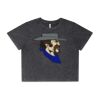 Wo's Stone Wash Heavy Crop Tee Thumbnail