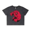 Wo's Stone Wash Heavy Crop Tee Thumbnail