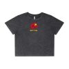Wo's Stone Wash Heavy Crop Tee Thumbnail