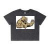 Wo's Stone Wash Heavy Crop Tee Thumbnail
