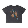 Wo's Stone Wash Heavy Crop Tee Thumbnail