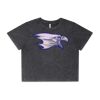 Wo's Stone Wash Heavy Crop Tee Thumbnail