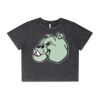 Wo's Stone Wash Heavy Crop Tee Thumbnail