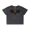Wo's Stone Wash Heavy Crop Tee Thumbnail
