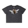 Wo's Stone Wash Heavy Crop Tee Thumbnail