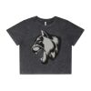 Wo's Stone Wash Heavy Crop Tee Thumbnail
