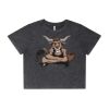 Wo's Stone Wash Heavy Crop Tee Thumbnail