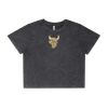Wo's Stone Wash Heavy Crop Tee Thumbnail
