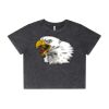 Wo's Stone Wash Heavy Crop Tee Thumbnail
