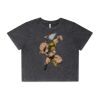 Wo's Stone Wash Heavy Crop Tee Thumbnail