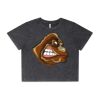 Wo's Stone Wash Heavy Crop Tee Thumbnail