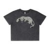 Wo's Stone Wash Heavy Crop Tee Thumbnail