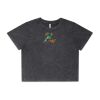 Wo's Stone Wash Heavy Crop Tee Thumbnail