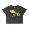 Wo's Stone Wash Heavy Crop Tee Thumbnail