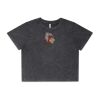 Wo's Stone Wash Heavy Crop Tee Thumbnail