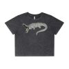 Wo's Stone Wash Heavy Crop Tee Thumbnail