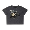 Wo's Stone Wash Heavy Crop Tee Thumbnail