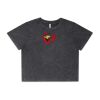 Wo's Stone Wash Heavy Crop Tee Thumbnail