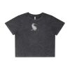 Wo's Stone Wash Heavy Crop Tee Thumbnail