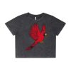Wo's Stone Wash Heavy Crop Tee Thumbnail