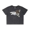 Wo's Stone Wash Heavy Crop Tee Thumbnail