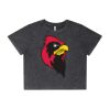 Wo's Stone Wash Heavy Crop Tee Thumbnail