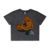 Wo's Stone Wash Heavy Crop Tee Thumbnail