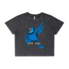 Wo's Stone Wash Heavy Crop Tee Thumbnail