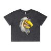 Wo's Stone Wash Heavy Crop Tee Thumbnail