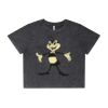 Wo's Stone Wash Heavy Crop Tee Thumbnail