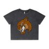 Wo's Stone Wash Heavy Crop Tee Thumbnail