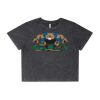 Wo's Stone Wash Heavy Crop Tee Thumbnail