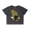 Wo's Stone Wash Heavy Crop Tee Thumbnail