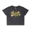 Wo's Stone Wash Heavy Crop Tee Thumbnail