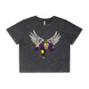Wo's Stone Wash Heavy Crop Tee Thumbnail
