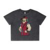 Wo's Stone Wash Heavy Crop Tee Thumbnail
