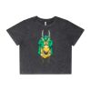 Wo's Stone Wash Heavy Crop Tee Thumbnail