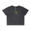 Wo's Stone Wash Heavy Crop Tee Thumbnail