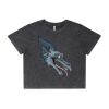 Wo's Stone Wash Heavy Crop Tee Thumbnail